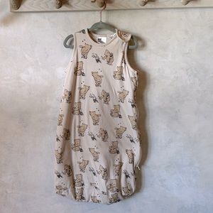 H&M Baby Winnie the Pooh sleep sack size 3-6 months TOG 2.0